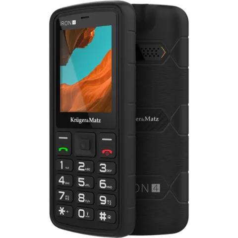 Telefon KRUGER&MATZ Iron 4 4G Czarny