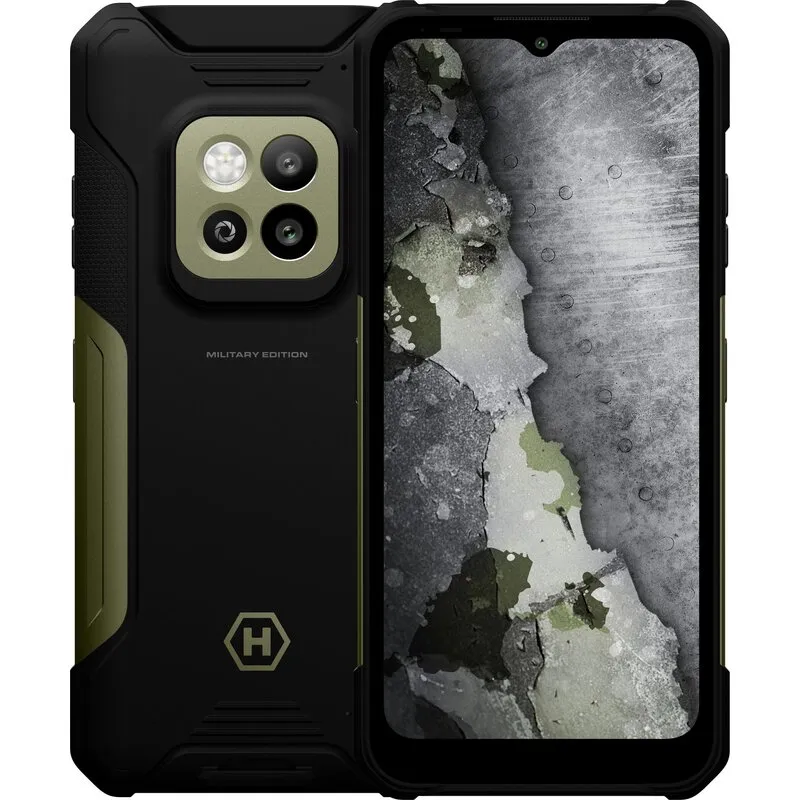Smartfon HAMMER Construction 2 Military Edition 5G 6/128GB 6.58" 120Hz Czarno-zielony