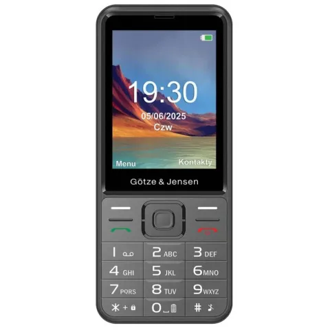 Telefon GÖTZE & JENSEN GFE320 Czarny