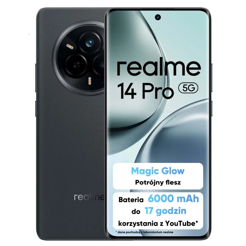 Smartfon REALME 14 Pro 5G 8/256GB 6.77" 120Hz Szary