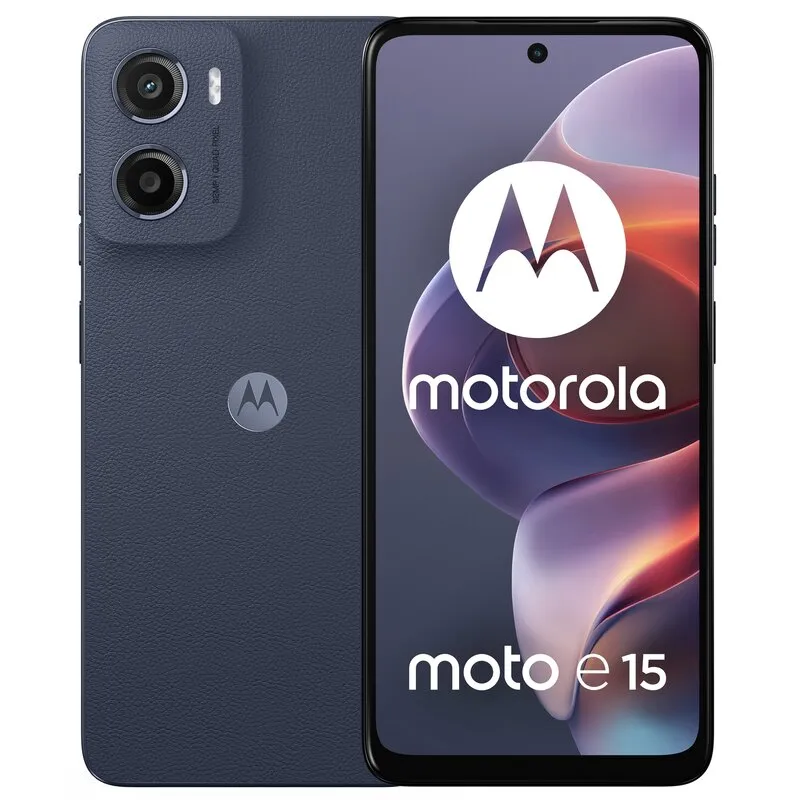 Smartfon MOTOROLA Moto E15 2/64GB 6.67" 90Hz Granatowy