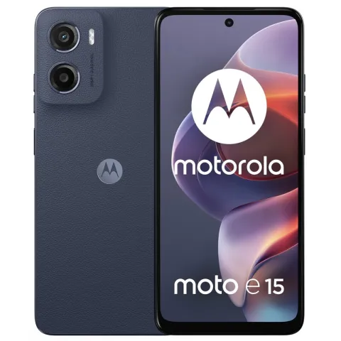 Smartfon MOTOROLA Moto E15 2/64GB 6.67" 90Hz Granatowy