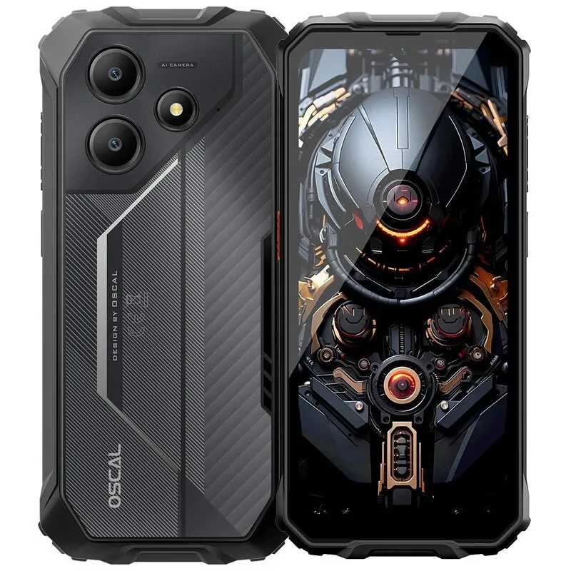 Smartfon OSCAL Marine 2 LTE 8/256GB 6.56" 90Hz Czarny
