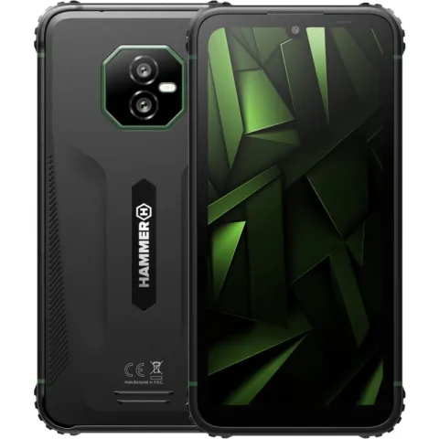 Smartfon HAMMER Ranger 6/128GB 6.088" Czarno-zielony