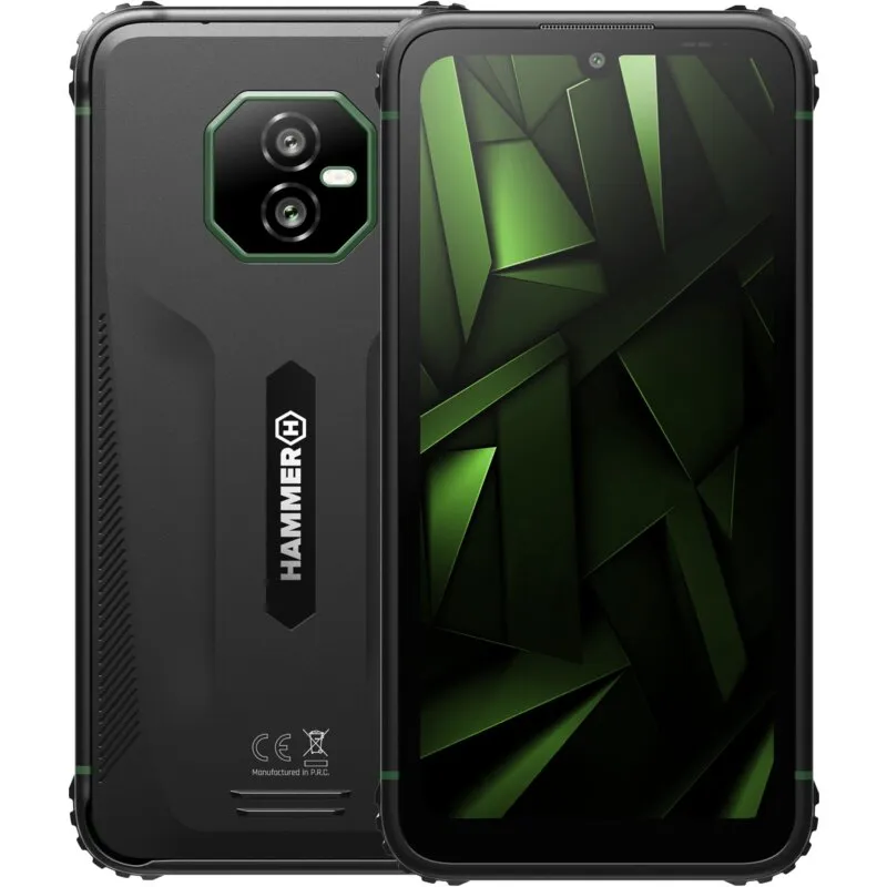 Smartfon HAMMER Ranger 8/256GB 6.088" Czarno-zielony