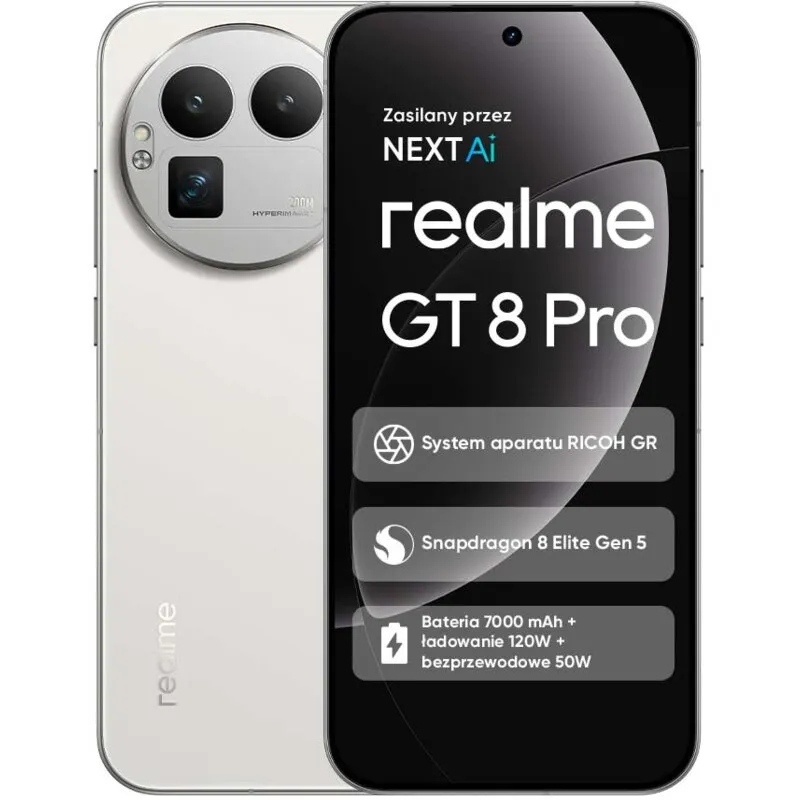 Smartfon REALME GT 8 Pro 5G 16/512GB 6.79" 144Hz Biały