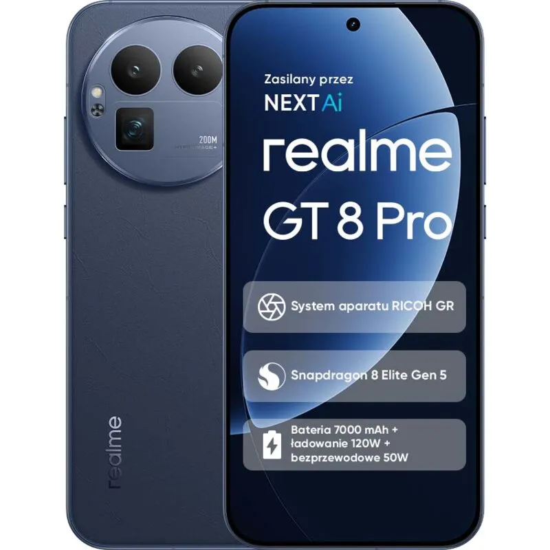 Smartfon REALME GT 8 Pro 5G 16/512GB 6.79" 144Hz Niebieski