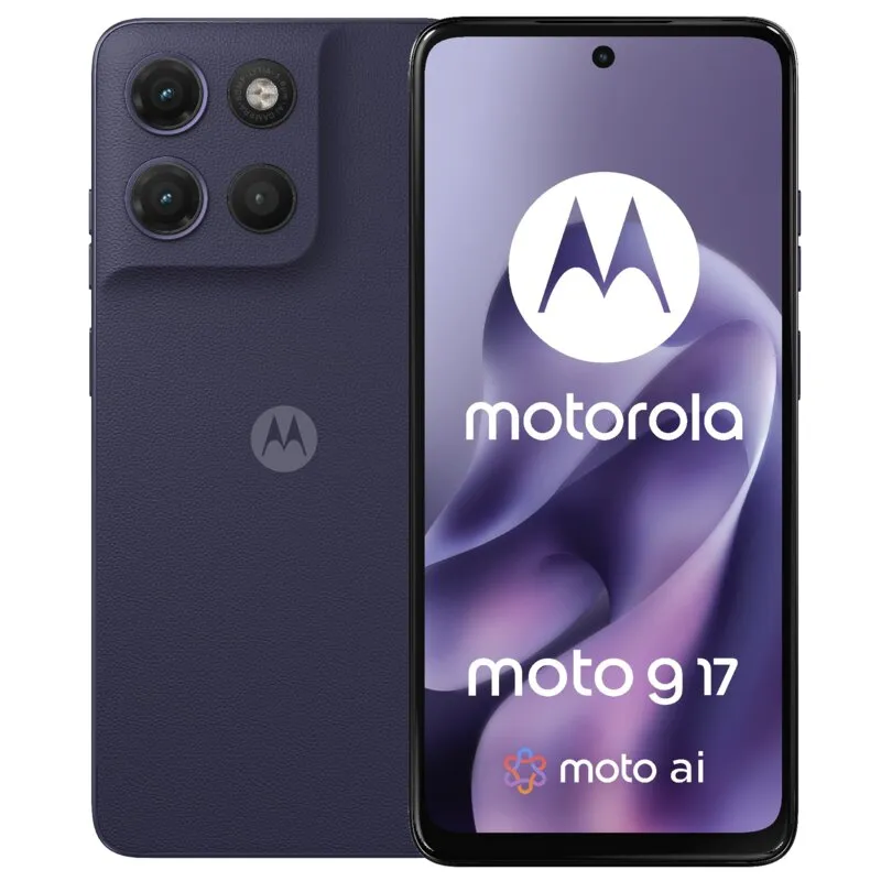 Smartfon MOTOROLA Moto G17 8/128GB 6.72” 60Hz Granatowy