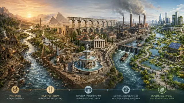 Jak od tysięcy lat uczymy się żyć z wodą. Od pierwszych osad do Nature-based Solutions