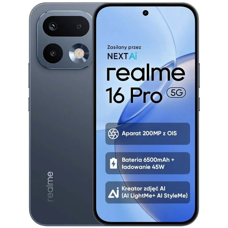 Smartfon REALME 16 Pro 5G 8/512GB 6.78" 144Hz Szary