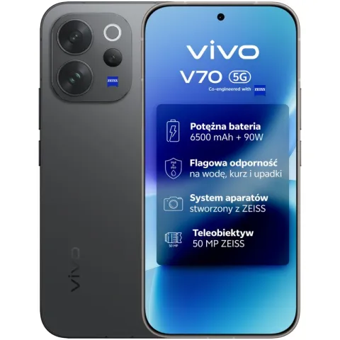 Smartfon VIVO V70 5G 8/512GB 6.59" 120Hz Czarny