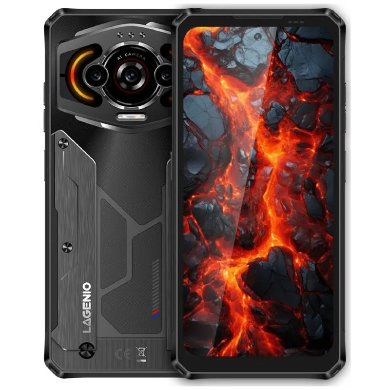 Smartfon LAGENIO Panther 1 4/128GB 6.7″ 120Hz Czarny