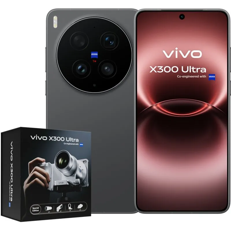 Smartfon VIVO X300 Ultra 5G 16GB/1TB 6.82" 144Hz Czarny + zestaw fotograficzny Special Edition
