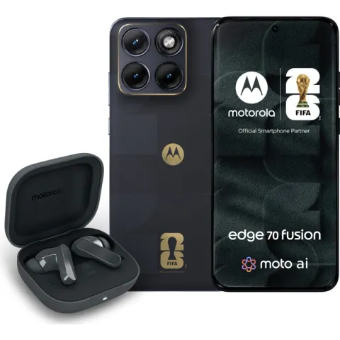 Smartfon MOTOROLA Edge 70 Fusion 5G 8/256GB 6.78" 144Hz Granatowo-szary FIFA World Cup 26™ Collection + Słuchawki Moto Buds Bass