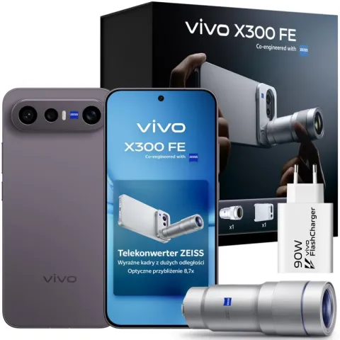Smartfon VIVO X300 FE 5G 12/512GB 6.31" 120Hz Czarny + Zestaw fotograficzny