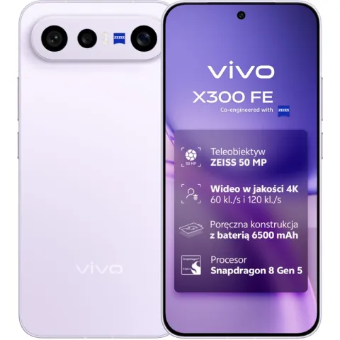 Smartfon VIVO X300 FE 5G 12/512GB 6.31" 120Hz Fioletowy