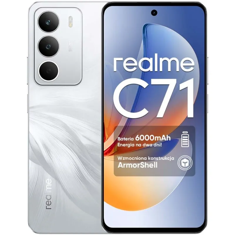 Smartfon REALME C71 4/256GB 6.67" 120Hz Biały