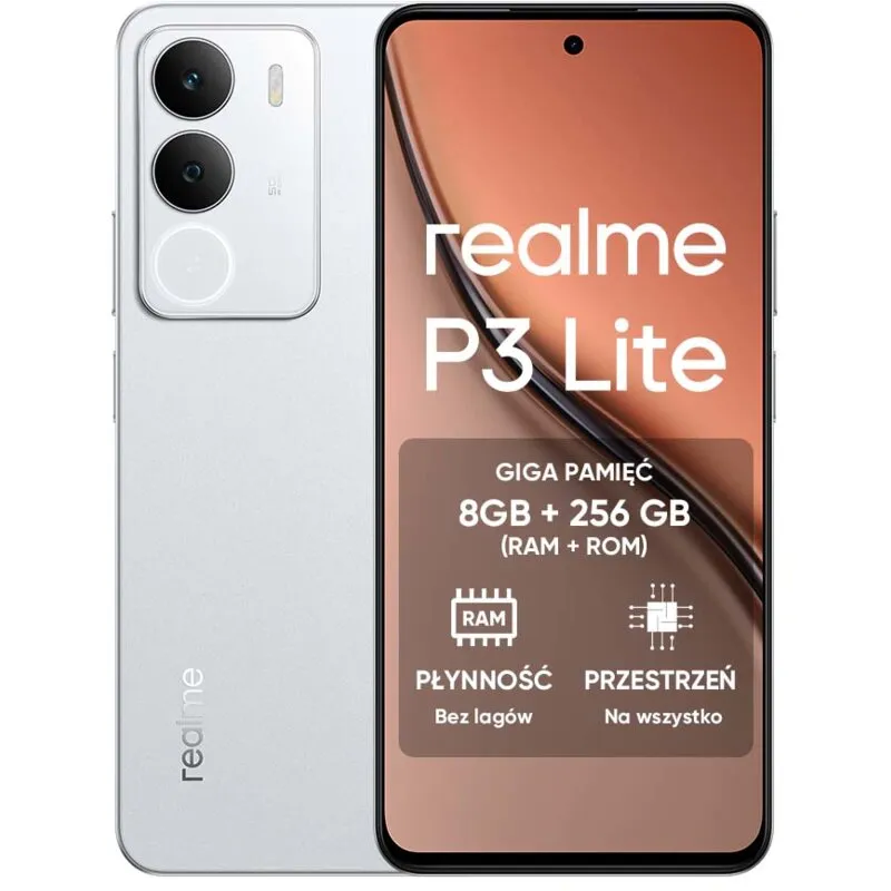 Smartfon REALME P3 Lite 8/256GB 6.67" 120Hz Biały