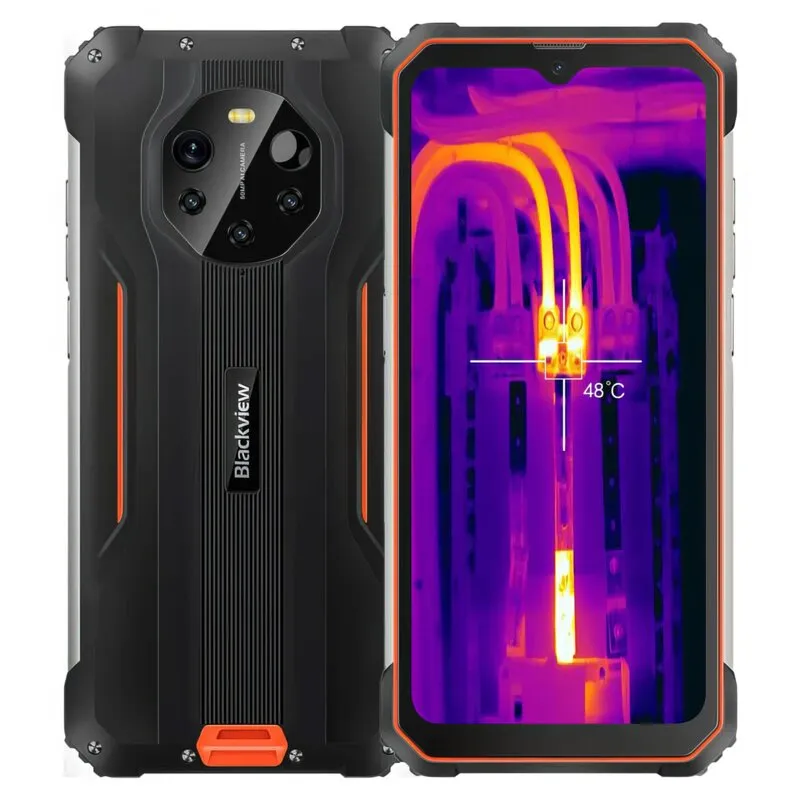 Smartfon BLACKVIEW BL8800 Pro 5G 8/128GB 6.58" Thermal Pomarańczowy