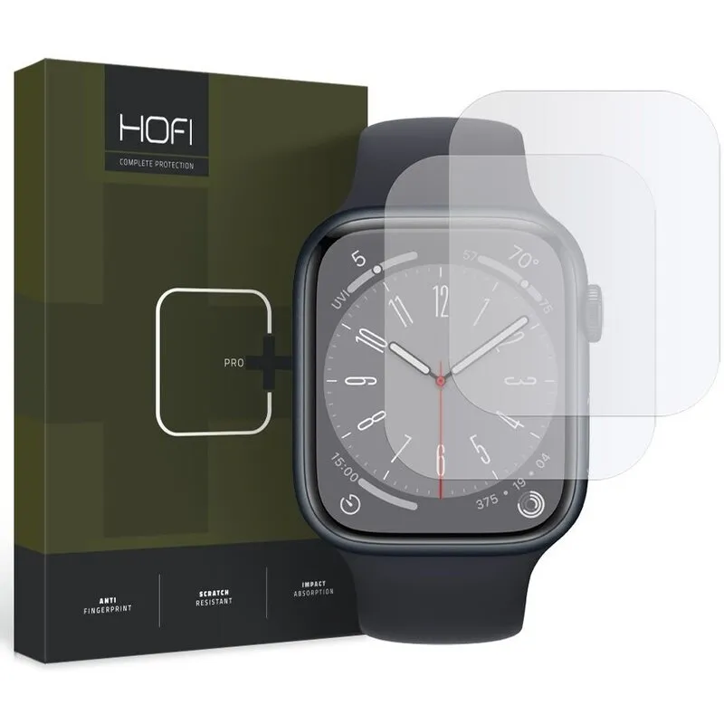 Folia hydrożelowa HOFI HydroFlex Pro+ do Apple Watch 4/5/6/7/8/9/SE z serii 1/2/3 (44/45 mm) 2szt.