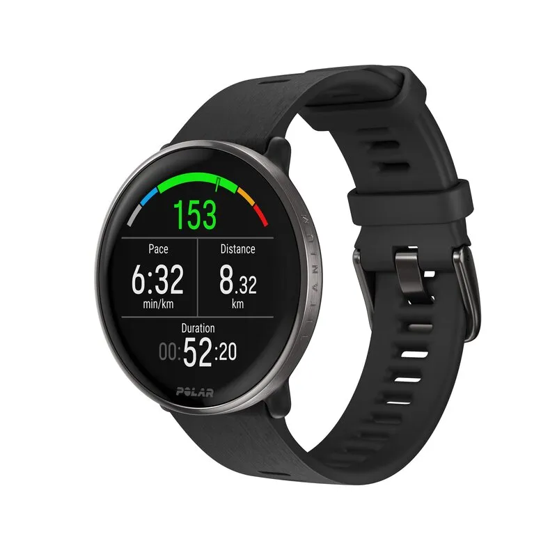 Zegarek sportowy POLAR Ignite 3 Titanium S/L Czarny