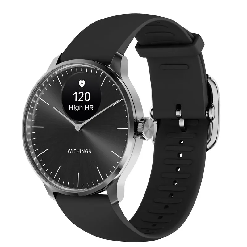 Smartwatch WITHINGS ScanWatch Light Srebrno-czarny