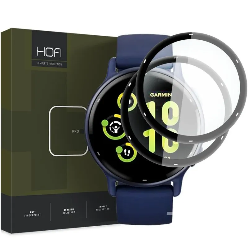 Szkło hybrydowe HOFI Hybrid Pro+ do Garmin Vivoactive 5 Czarny (2 szt.)