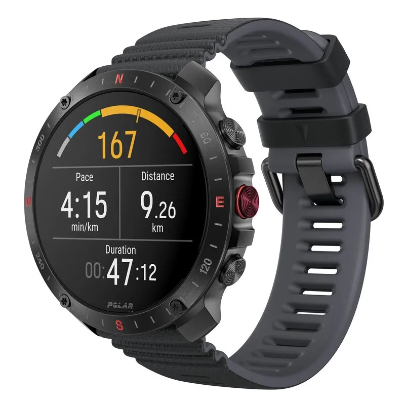 Zegarek sportowy POLAR Grit X2 PRO S-L Czarny