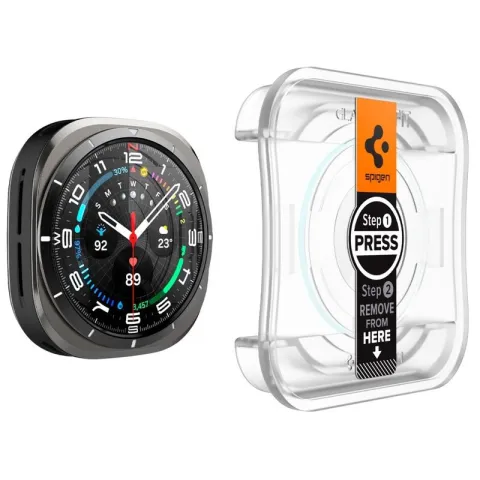 Szkło hartowane SPIGEN Glas.TR EZ Fit do Samsung Galaxy Watch Ultra 2024/2025 47 mm (2 szt.)