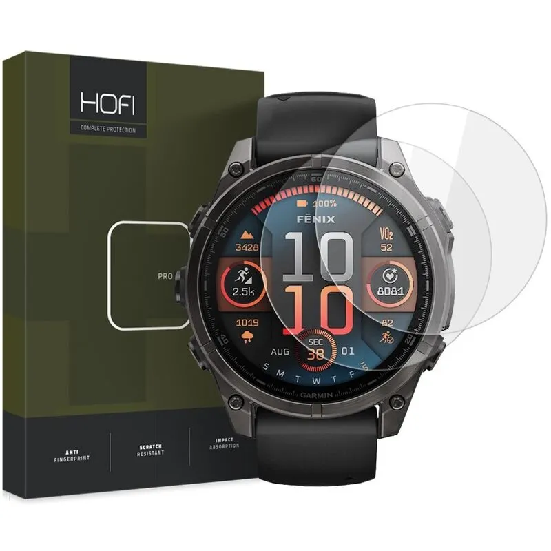 Szkło hartowane HOFI Glass Pro+ do Garmin Fenix 8 47 mm (2szt.)