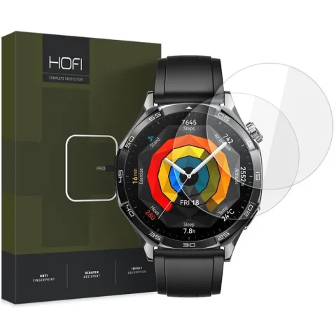 Szkło hartowane HOFI Glass Pro+ do Huawei Watch GT 5 46 mm (2szt.)