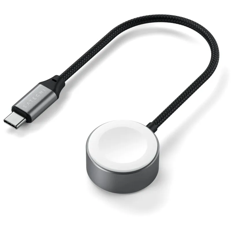 Ładowarka do smartwatcha SATECHI 5W 20 cm do Apple Watch Szary