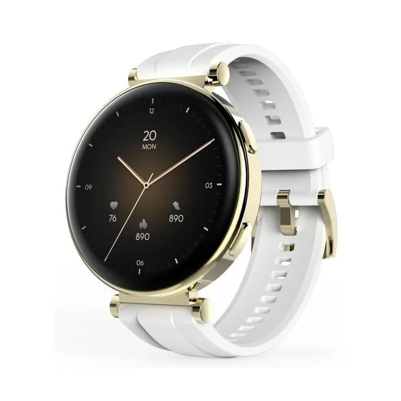 Smartwatch HAMA 7000 Amoled Biało-złoty