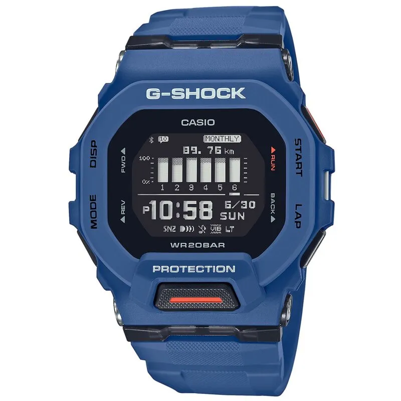 Zegarek sportowy CASIO G-Shock G-Squad GBD-200-2ER Niebieski