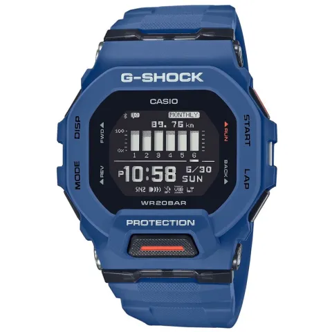 Zegarek sportowy CASIO G-Shock G-Squad GBD-200-2ER Niebieski