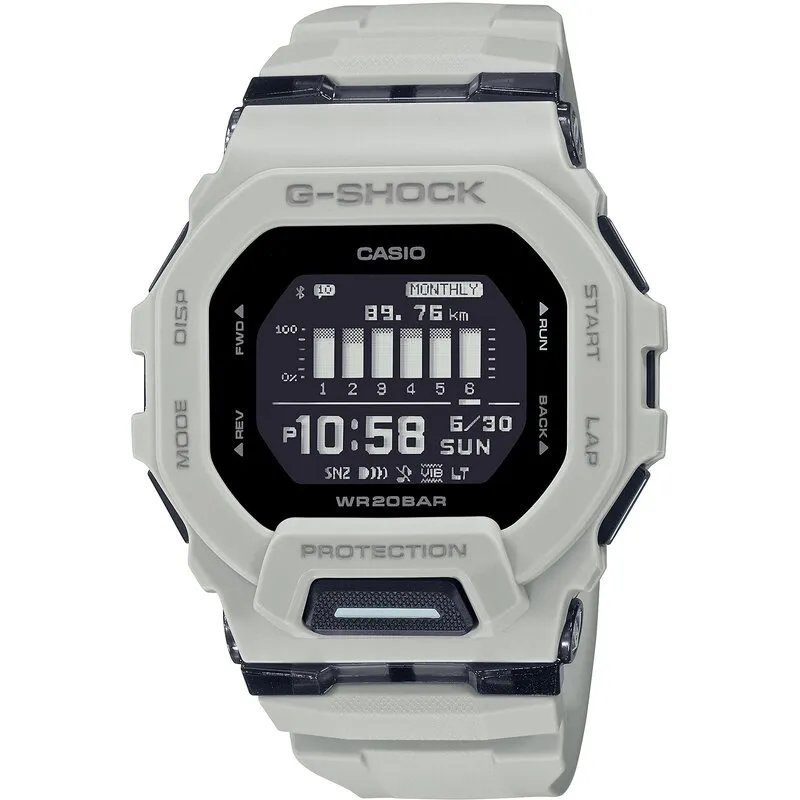Zegarek sportowy CASIO G-Shock G-Squad GBD-200UU-9ER Szary