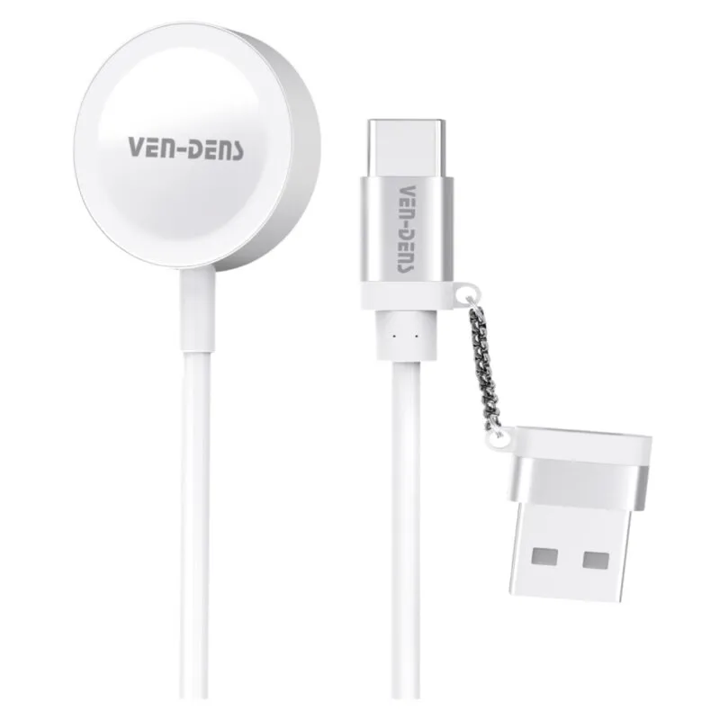Ładowarka do smartwatcha VEN-DENS VD-WLC012 do Apple Watch 2w1 5W Biały
