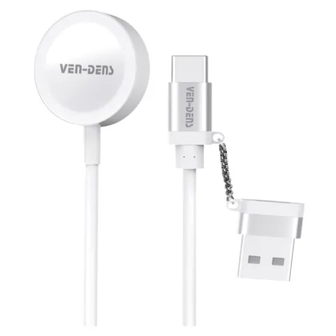 Ładowarka do smartwatcha VEN-DENS VD-WLC012 do Apple Watch 2w1 5W Biały