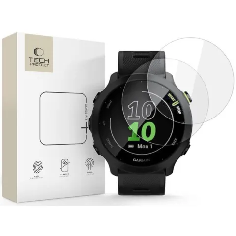 Szkło hartowane TECH-PROTECT Glass Fit+ do Garmin Forerunner 55 (2 szt.)