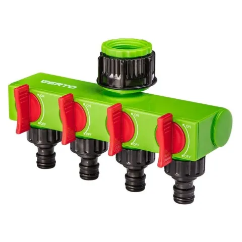 Przyłącze kranowe VERTO z 4 wyjściami 3/4" 1" 15G761