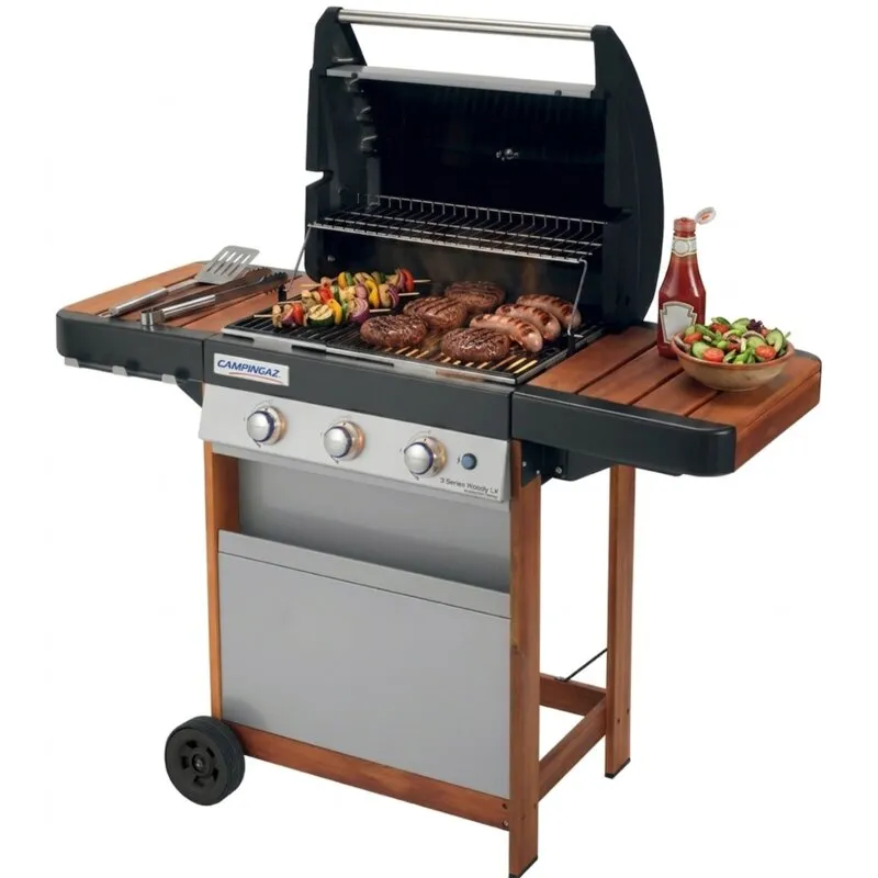 Grill ogrodowy gazowy CAMPINGAZ Woody LX Seria 3 2000015632 9.6 kW 61 x 46 cm