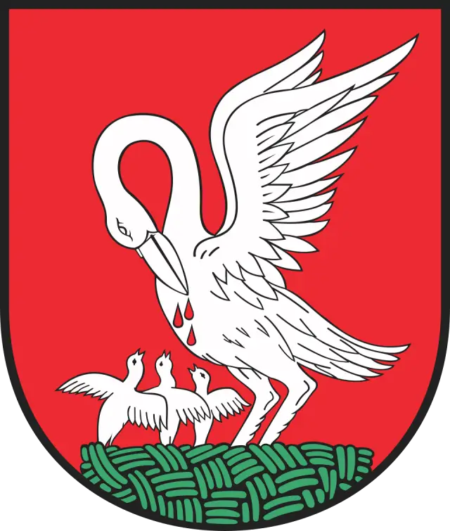 Herb Grabowa nad Prosną. Domena publiczna, https://commons.wikimedia.org/w/index.php?curid=880406
